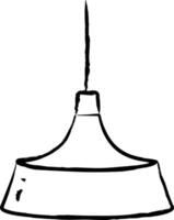 schema soffitto leggero mano disegnato vettore illustrazione
