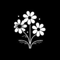 fiori - minimalista e piatto logo - vettore illustrazione