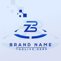 lettera bz professionale logo per tutti tipi di attività commerciale vettore