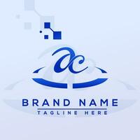lettera AC professionale logo per tutti tipi di attività commerciale vettore
