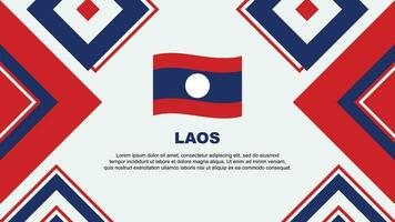 Laos bandiera astratto sfondo design modello. Laos indipendenza giorno bandiera sfondo vettore illustrazione. Laos indipendenza giorno