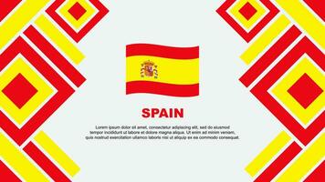 Spagna bandiera astratto sfondo design modello. Spagna indipendenza giorno bandiera sfondo vettore illustrazione. Spagna