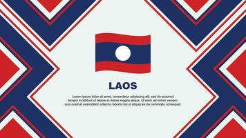 Laos bandiera astratto sfondo design modello. Laos indipendenza giorno bandiera sfondo vettore illustrazione. Laos vettore