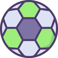 un' calcio palla icona illustrazione vettore