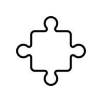 puzzle icona design vettore modello