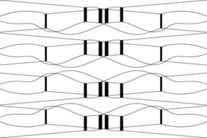 vettore geometrico senza soluzione di continuità modello onda forme sfondo Immagine