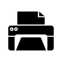 stampante icona design vettore