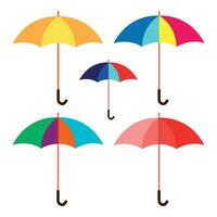 vettore ombrello icona piatto design.