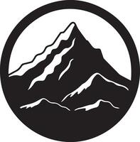 montagna logo vettore silhouette 6