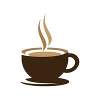 logo della tazza di caffè vettore