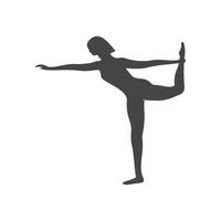 meditazione yoga logo vettore