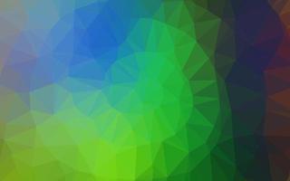multicolore chiaro, motivo a triangolo sfocato vettoriale arcobaleno.