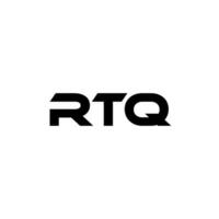 rtq lettera logo disegno, ispirazione per un' unico identità. moderno eleganza e creativo design. filigrana il tuo successo con il Impressionante Questo logo. vettore
