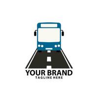 intercity viaggio autobus logo desain vettore