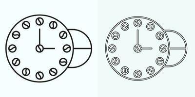 passaggio di tempo icona. passaggio di volta. Timer logo. orologio icona illustrazione vettore design