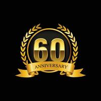 60 anniversario logo vettore