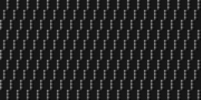 buio nero geometrico griglia carbonio fibra sfondo moderno buio senza soluzione di continuità struttura pixel diagonale Linee vettore