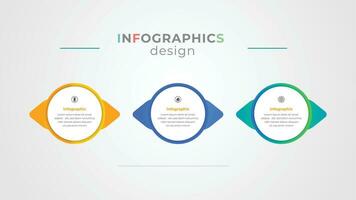 passaggi infografica modello design vettore