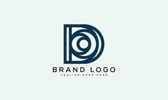 lettera d logo design vettore modello design per marca.