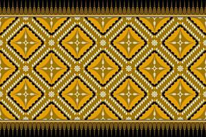 senza soluzione di continuità africano modello. etnico tappeto con galloni. tribale vettore ornamento. azteco stile. geometrico mosaico su il piastrella, maiolica. antico interno.