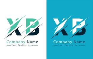 xb lettera logo vettore design concetto elementi