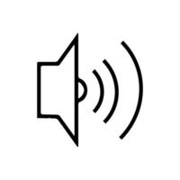 suono volume icona design vettore