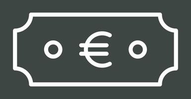 Euro moneta icona vettore Immagine. adatto per mobile app, ragnatela applicazioni e Stampa media.