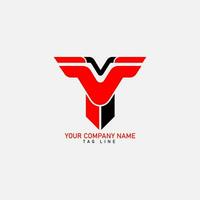 logo lettera y logo professionista vettore