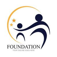 gioventù fondazione logo creativo persone formazione scolastica logo concetto vettore