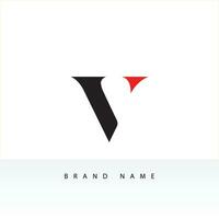 v lettera design logo. lettera v icona logo con moderno vettore