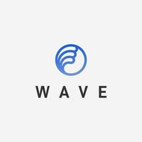 mare onda logo design ispirazione vettore