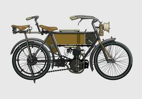 Vintage ▾ il motore bicicletta vettore per sfondo disegno, volantino opuscolo, opuscolo.