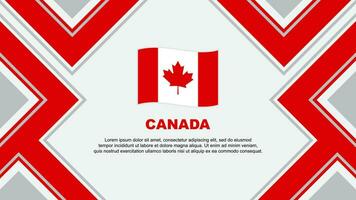 Canada bandiera astratto sfondo design modello. Canada indipendenza giorno bandiera sfondo vettore illustrazione. Canada vettore