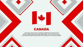 Canada bandiera astratto sfondo design modello. Canada indipendenza giorno bandiera sfondo vettore illustrazione. Canada indipendenza giorno