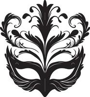 maschera tatuaggio design illustrazione nero colore 2 vettore