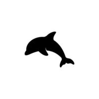 semplice delfino icona illustrazione vettore