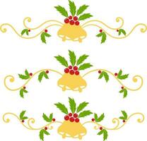 impostato vettore Natale ornamento illustrazione