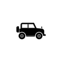 camionetta auto icona isolato bianca sfondo, all'aperto veicolo per simbolo ,logo e ragnatela vettore