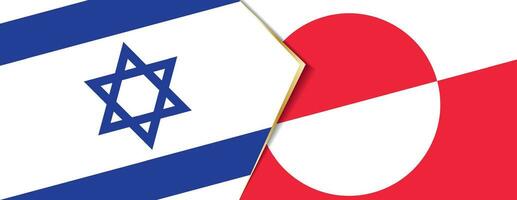 Israele e Groenlandia bandiere, Due vettore bandiere.