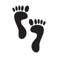piede e cura icona logo modello piede e caviglia assistenza sanitaria vettore