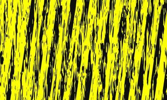 grunge giallo e nero diagonale strisce. vettore