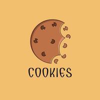 illustrazione vettore design di biscotto logo.