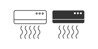 aria condizionatore icona. vettore illustrazione design.