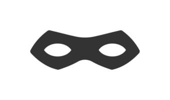 semplice maschera per proteggere segreto identità icona. vettore illustrazione desing.