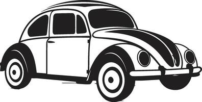 elegante scarafaggio icona scarafaggio incoronato emblema vettore