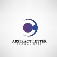astratto lettera c logotipo. adatto per marchi, azienda logo, e Altro, vettore illustrazione