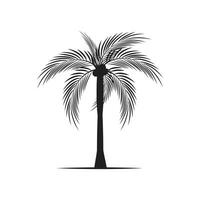 palma albero logo vettore modello simbolo design