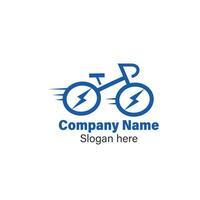 logo dell'azienda di biciclette vettore