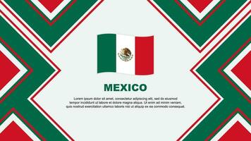 Messico bandiera astratto sfondo design modello. Messico indipendenza giorno bandiera sfondo vettore illustrazione. Messico vettore