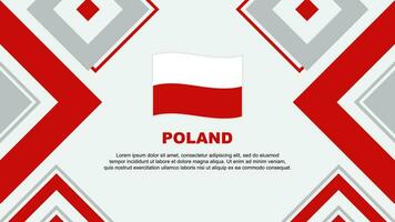 Polonia bandiera astratto sfondo design modello. Polonia indipendenza giorno bandiera sfondo vettore illustrazione. Polonia indipendenza giorno